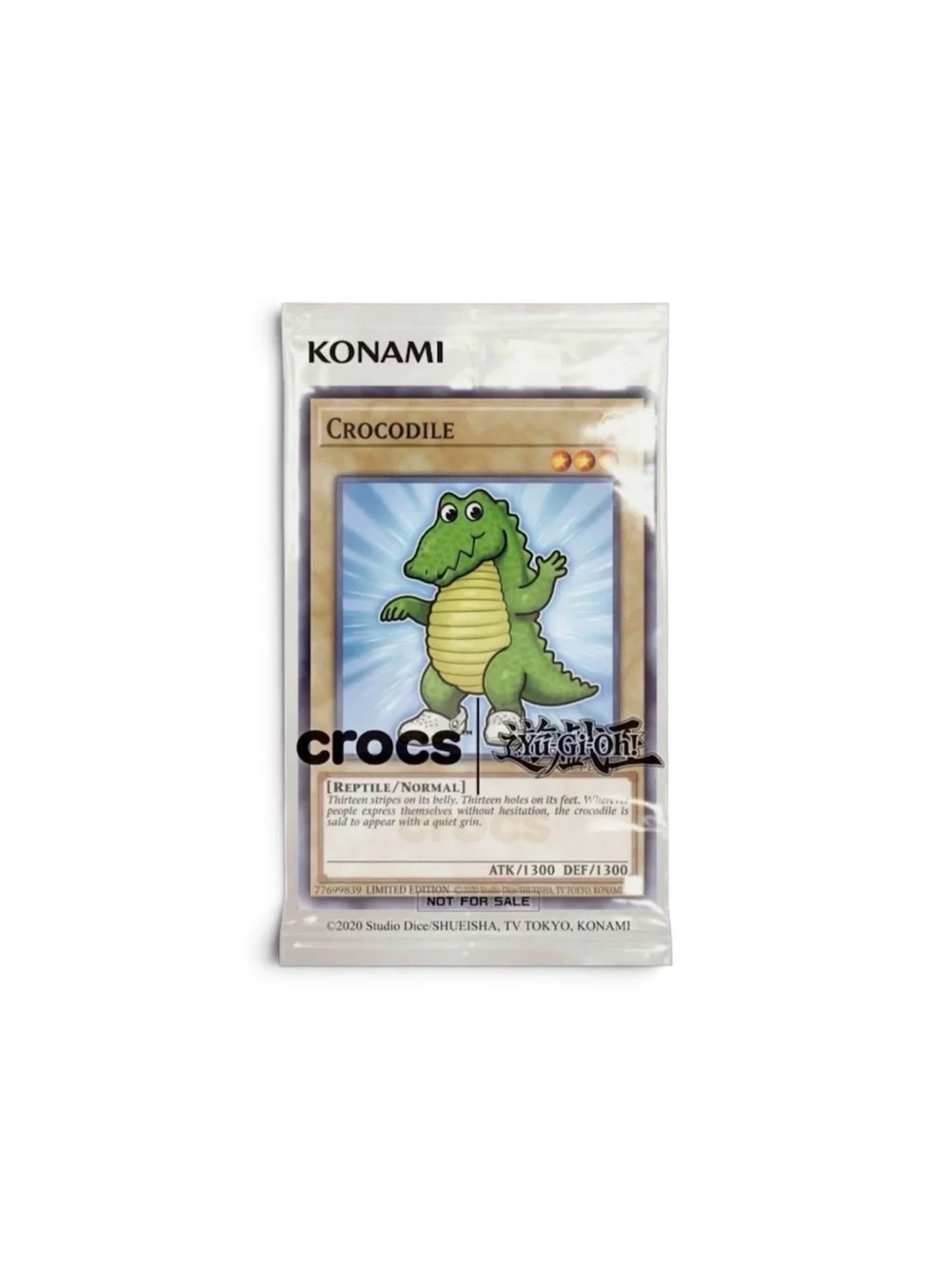 Yu-Gi-Oh! x Crocs CROCODILE Promo Card Japan Exclusive